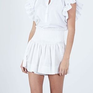 White Koch shorts